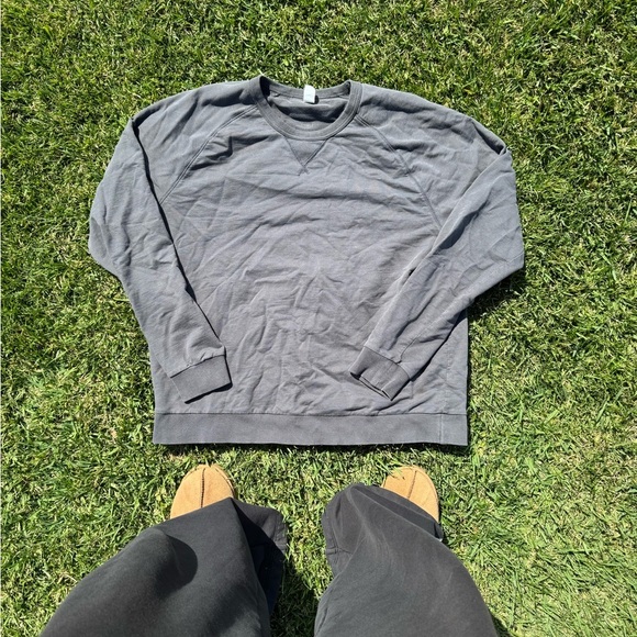 American Apparel Other - Charcoal Gray Blank Heavyweight Crewneck Sweater NWOT
